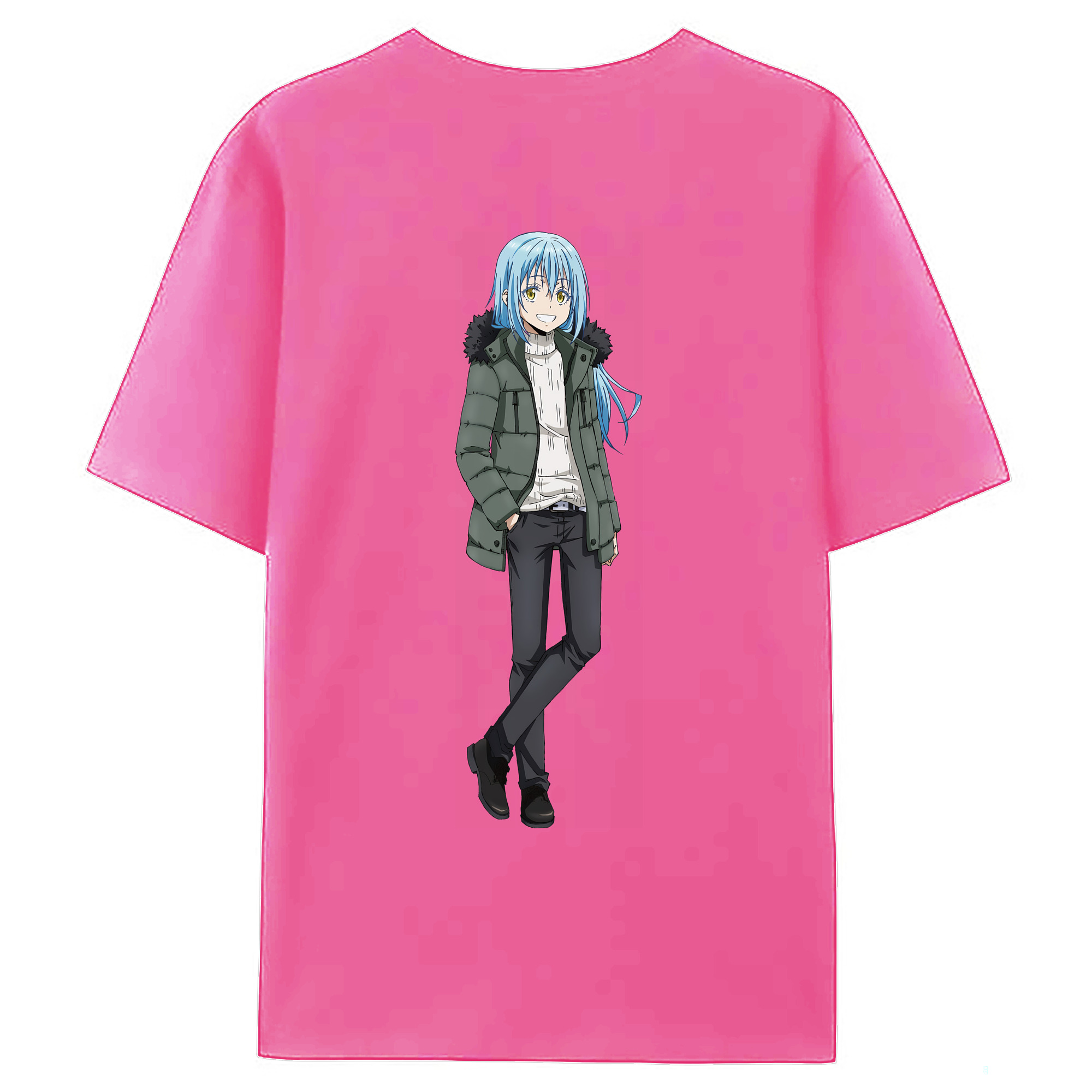 （画像用） 転スラ Regarding Reincarnated to Slime レディース半袖Tシャツ(バックプリント)